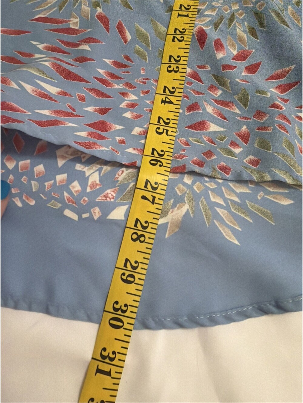 Orange Creek Top Floral Small 3/4 Sleeve Elastic On Arms - Picture 13 of 15